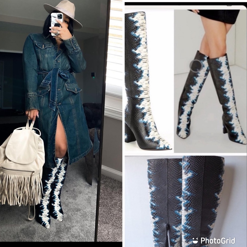 Snakeskin Boot